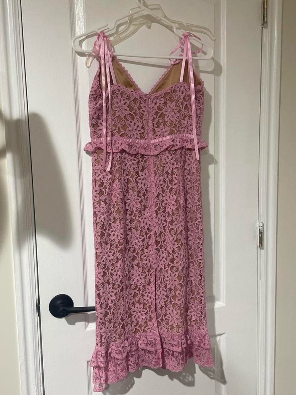 MAJORELLE Lilac Lace Slip Dress - Picture 3 of 6